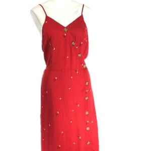 NWT Universal Thread red floral dress